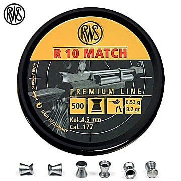 R10 Match Premium Line 8.2gr 500pcs 4.5mm / .177 cal - Image 6