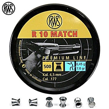 R10 Match Premium Line 8.2gr 500pcs 4.5mm / .177 cal - Image 5